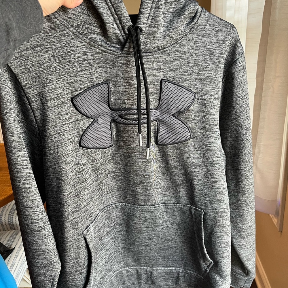 Under Amour dark Gray Hoodie/thin hoodie